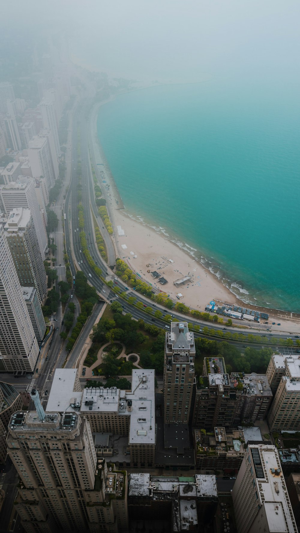 a city next to the water