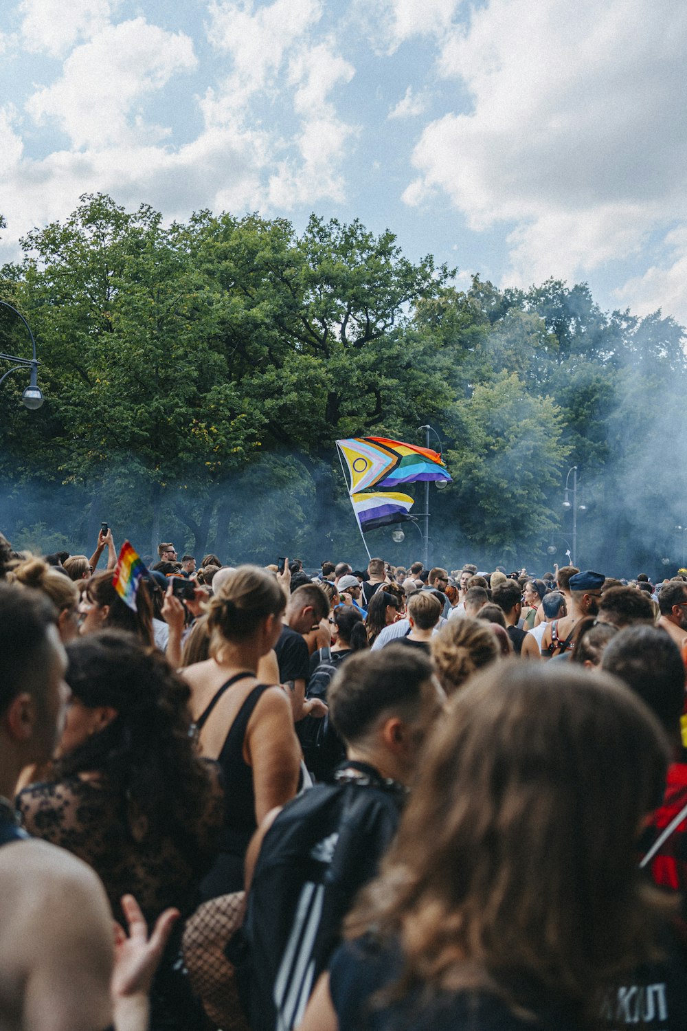 a crowd of people at a concert