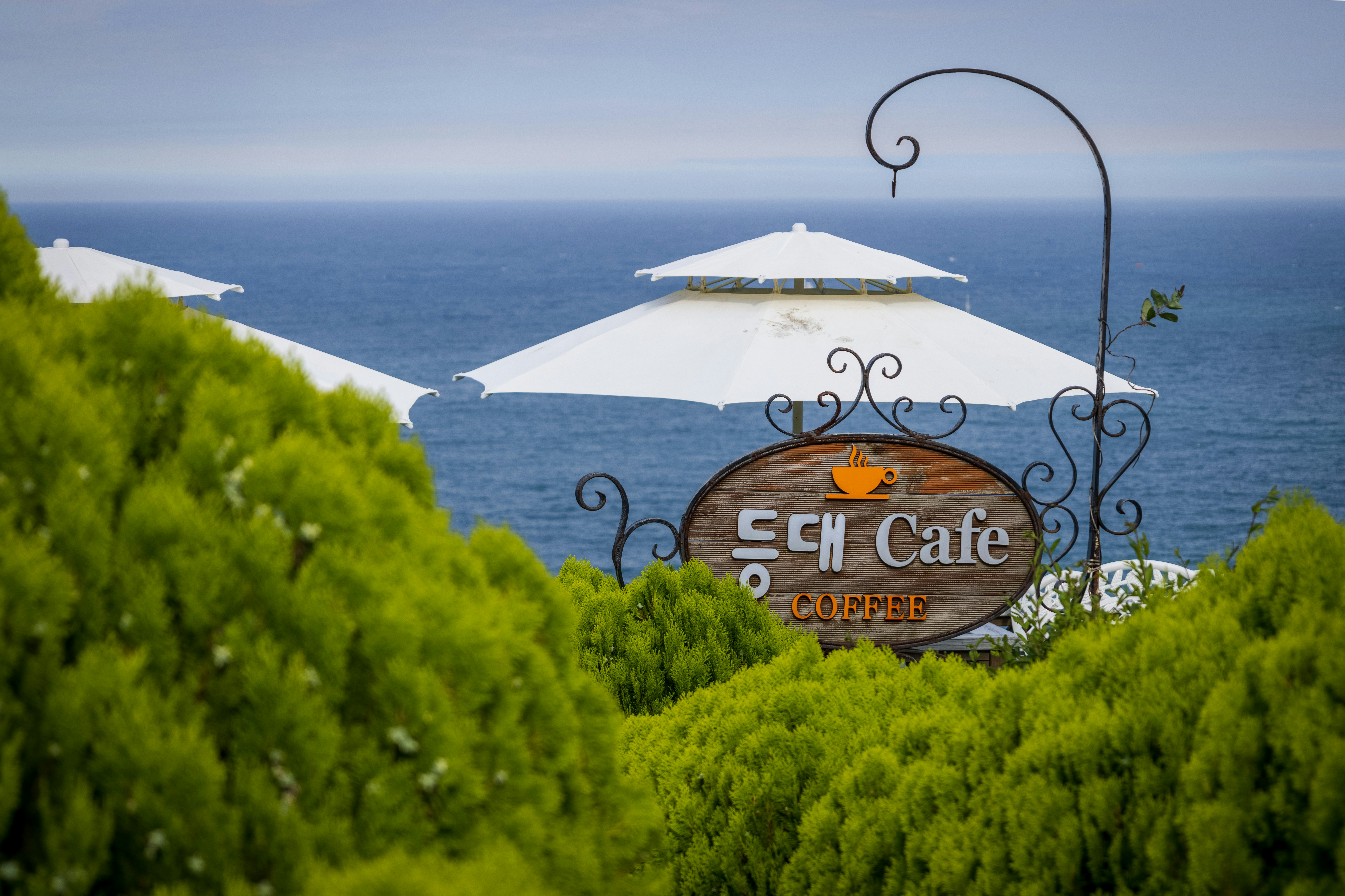 居心地のよいカフェの窓際席とコーヒーとスイーツ