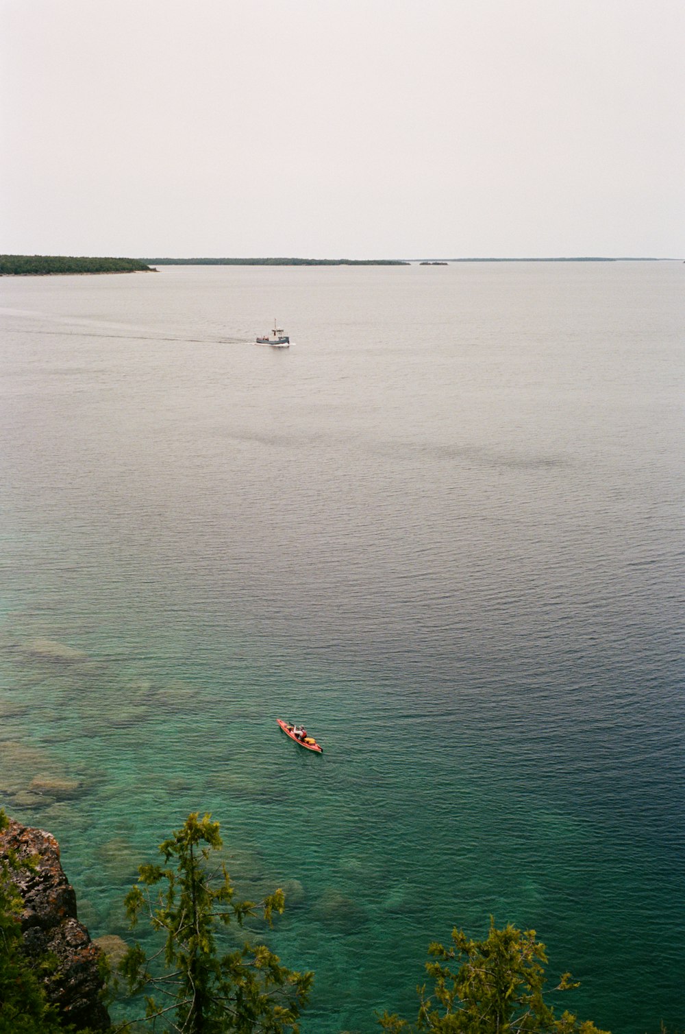 a boat in the water