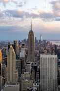 Empire State Building with tall buildings