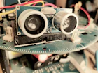 a close-up of a circuit board