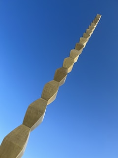 a tall stone cross