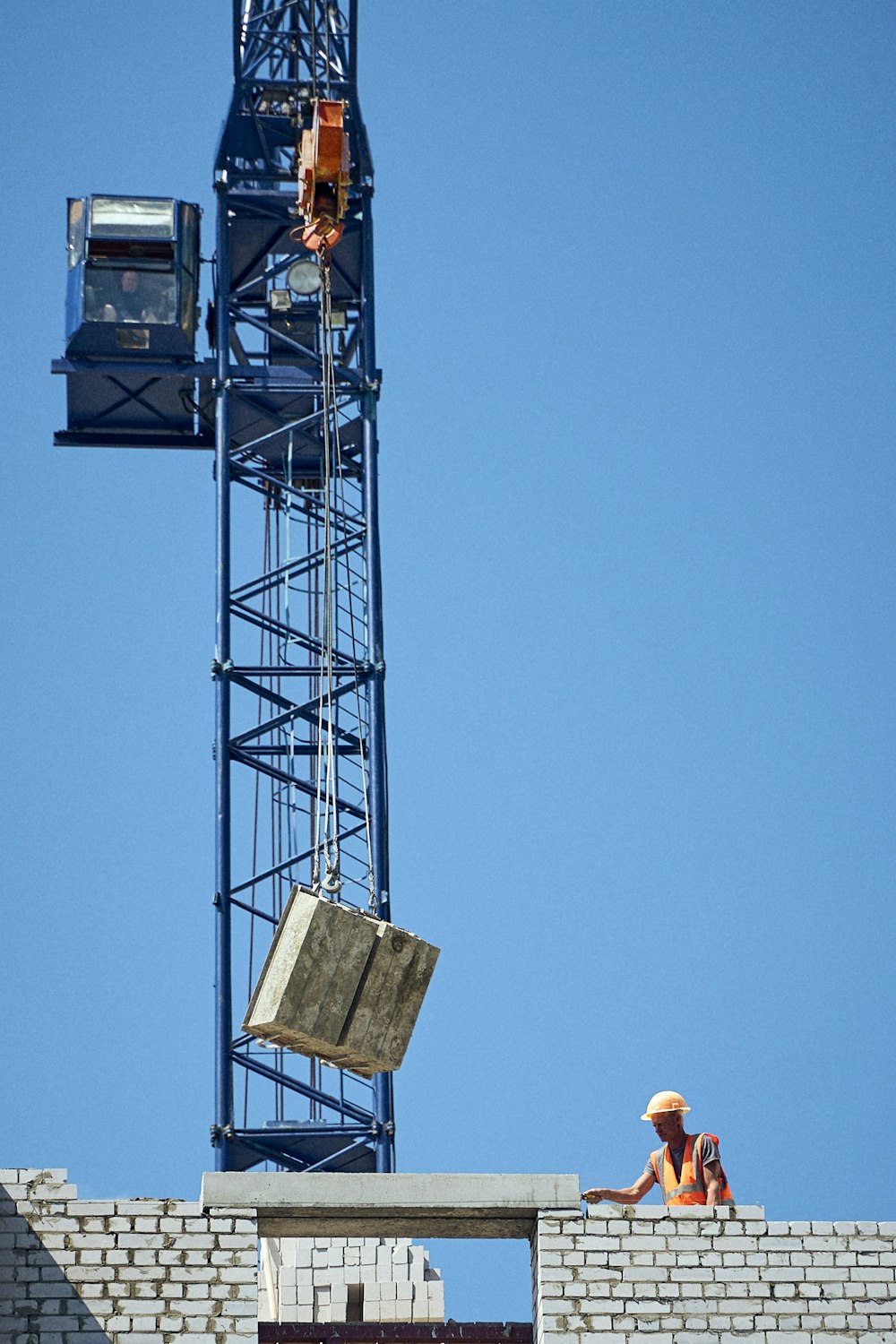 a person standing on a roof