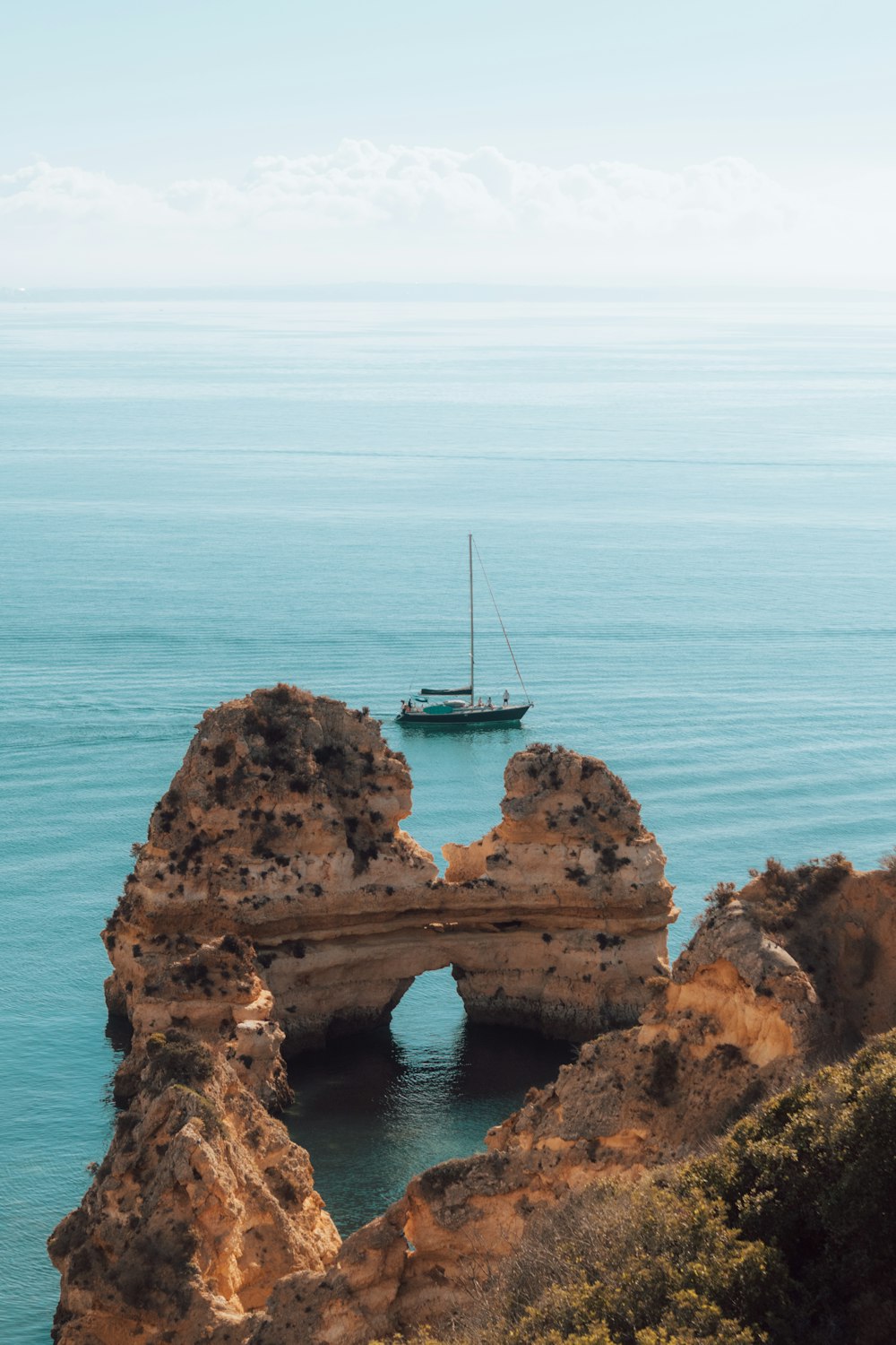 a boat in the water