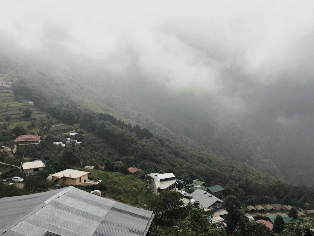 a town in the mountains