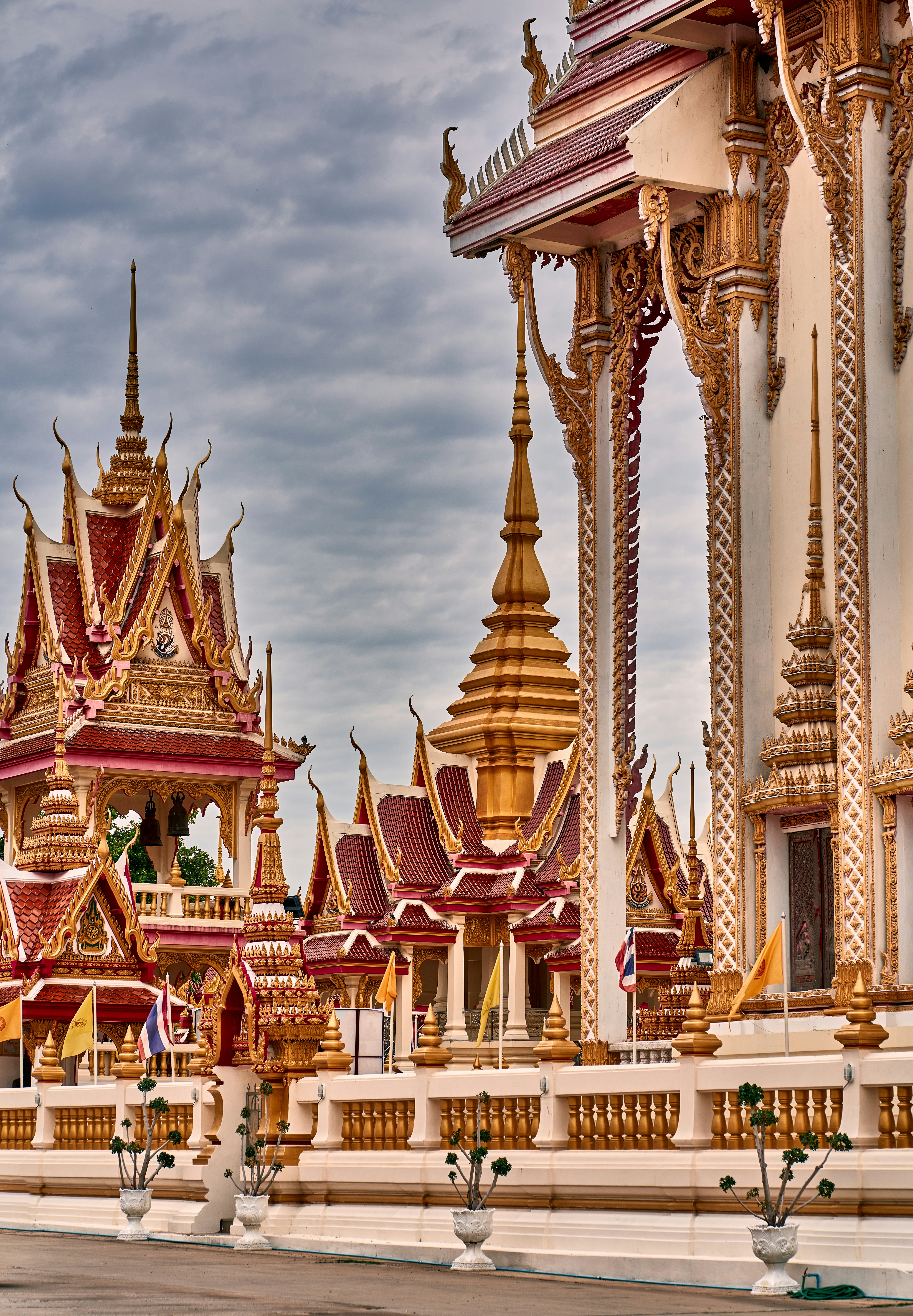 a building with towers and spires