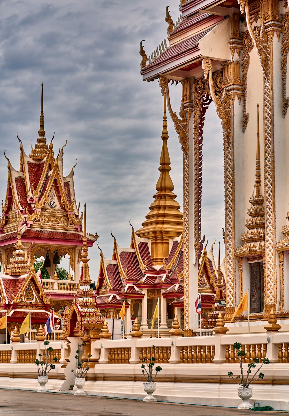 a building with towers and spires