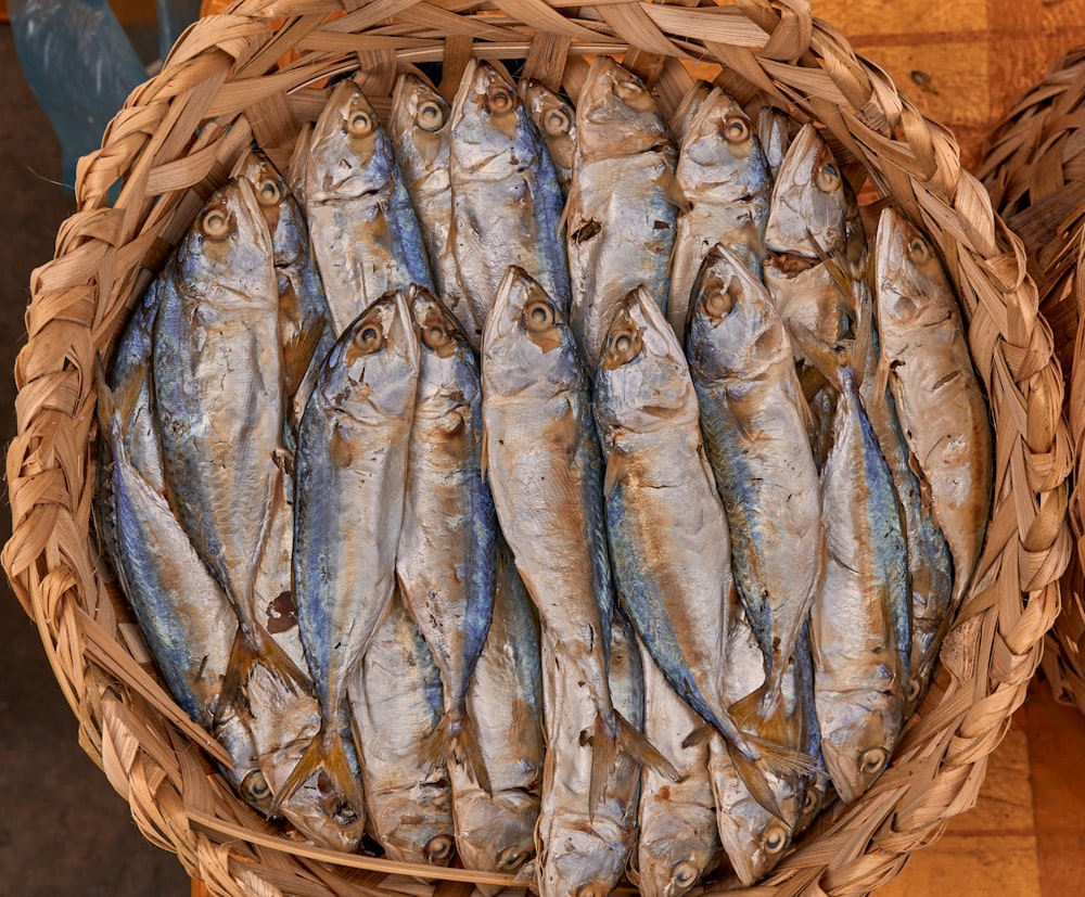 a basket of fish