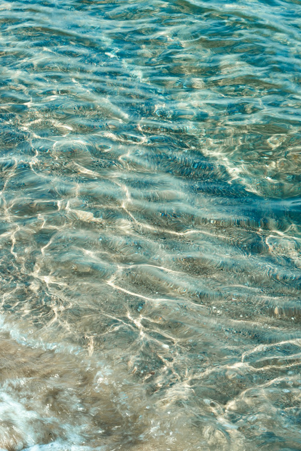 uno specchio d'acqua con onde