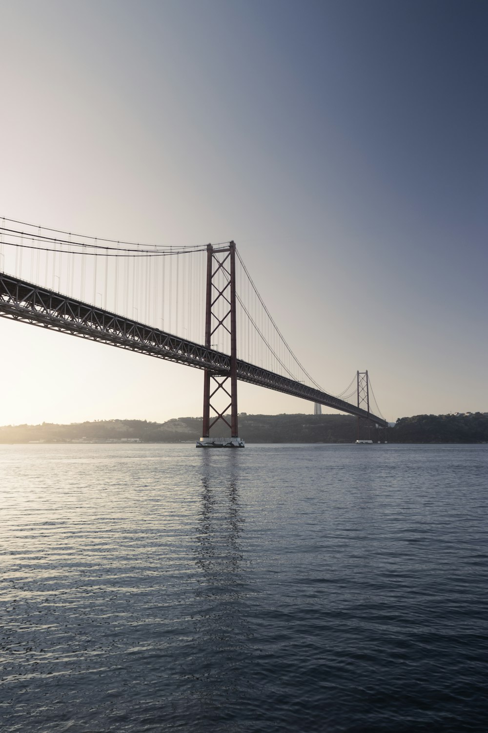 a large bridge over water