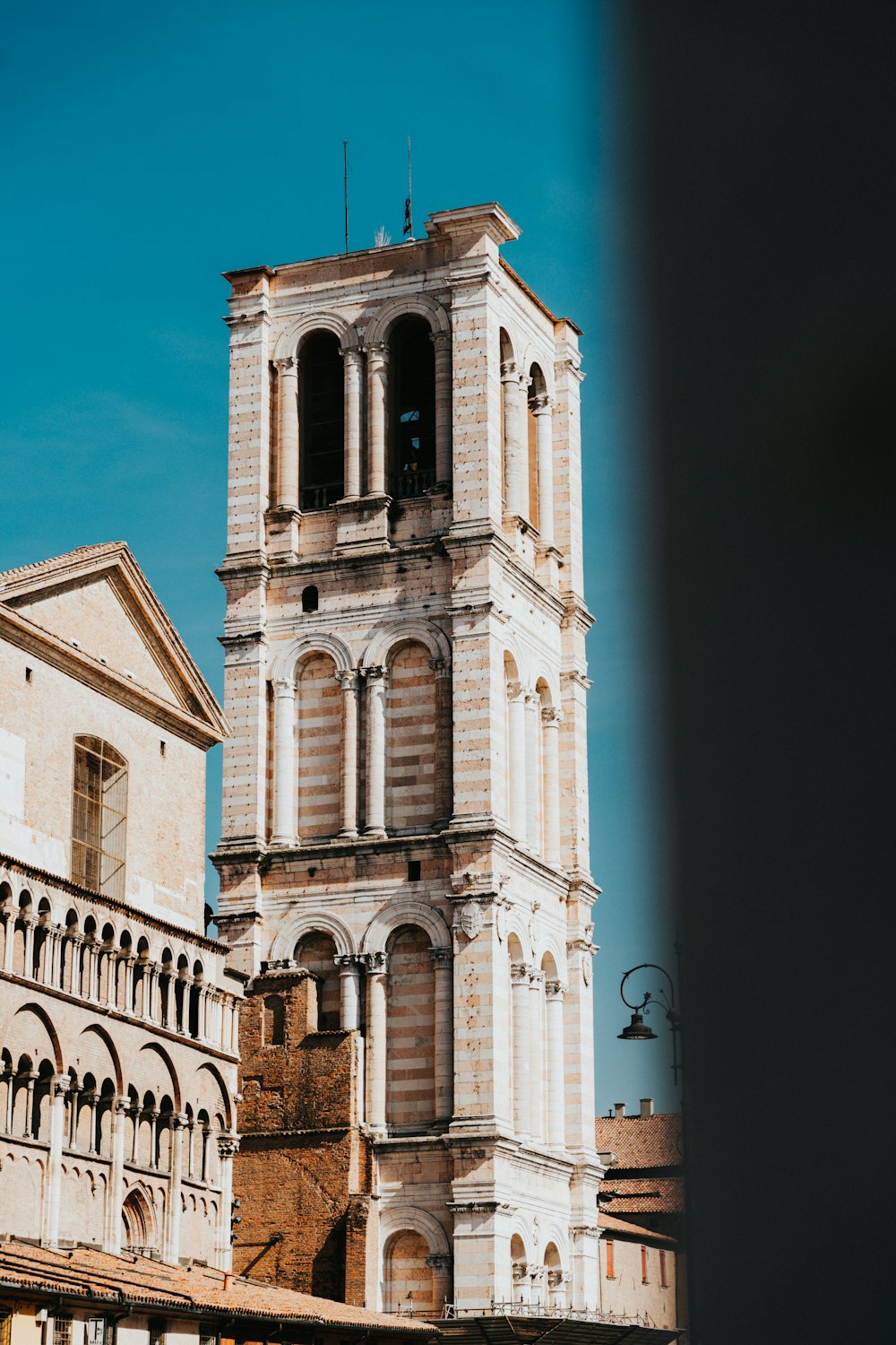 a tall building with a tower