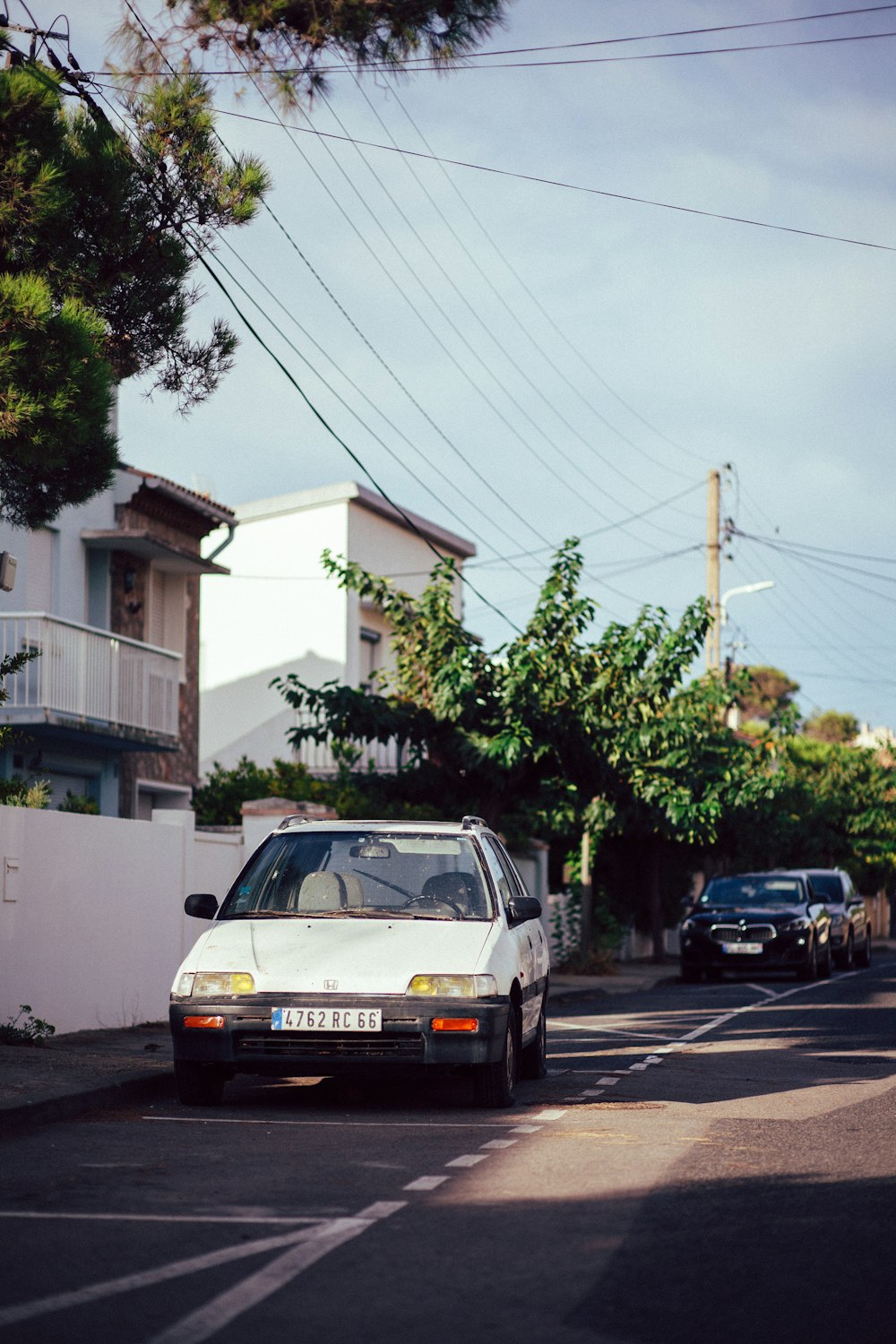 a car on the street