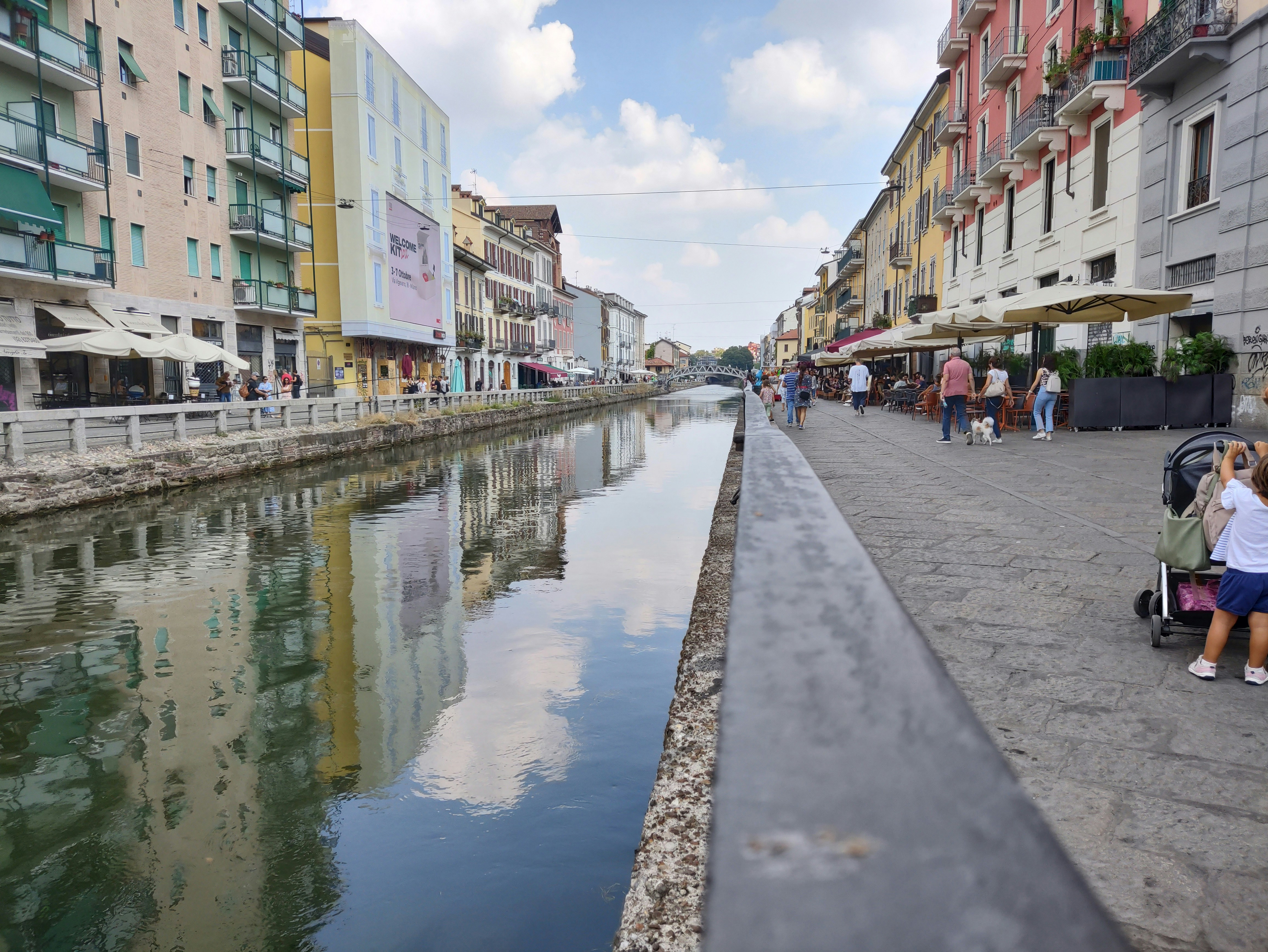 a body of water with buildings around it