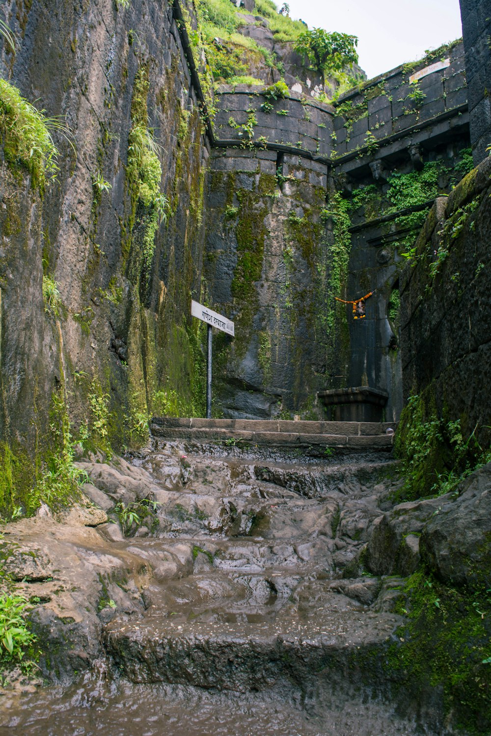 a bridge over a river