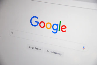 Google search homepage