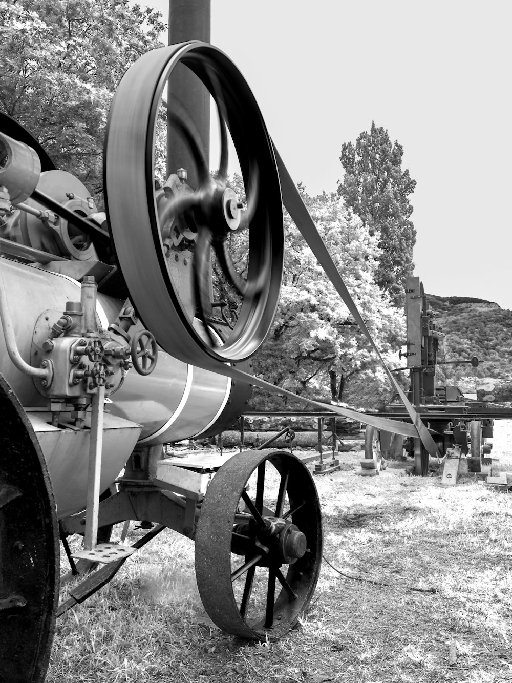 a large cannon on a trailer