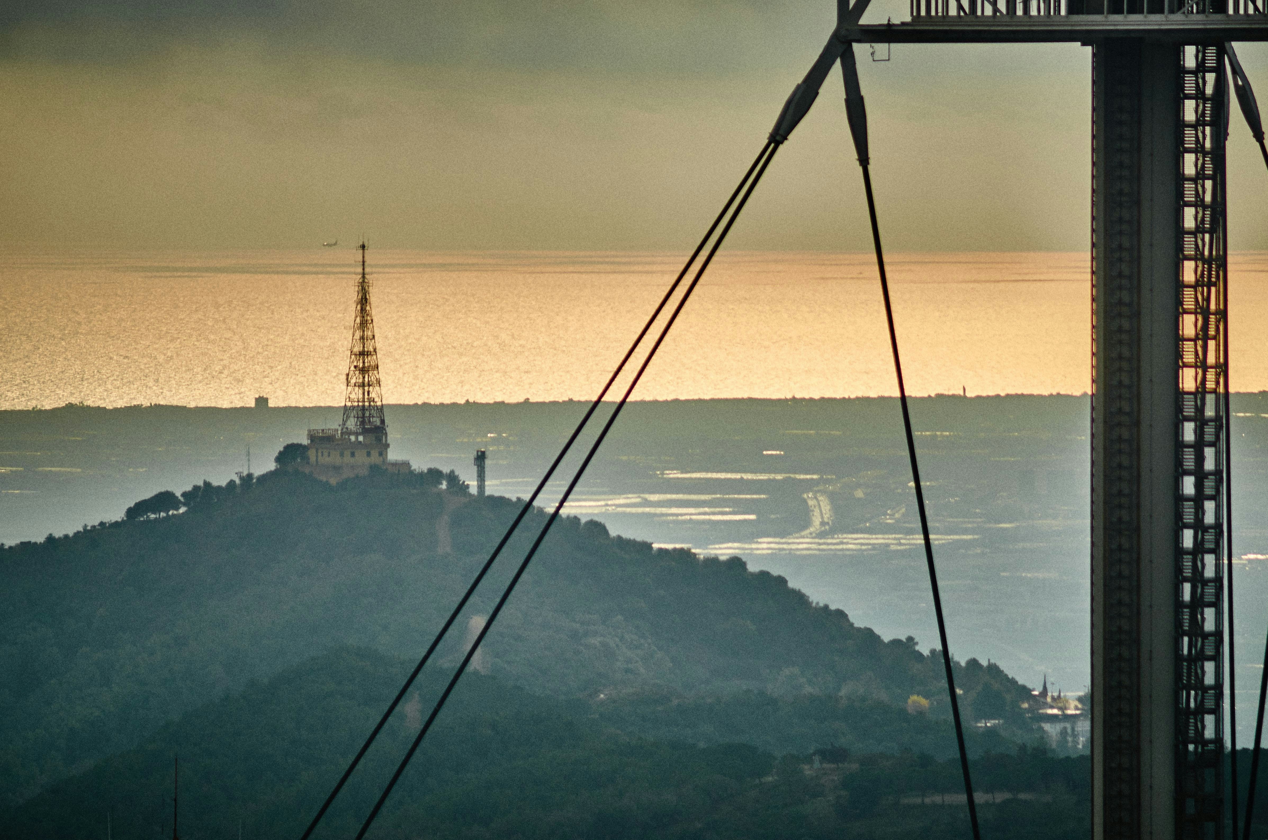 a view of a city from a tall building