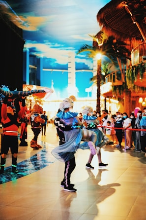 A duo show with two high-energy dancers entertaining a birthday group at a private Airbnb.