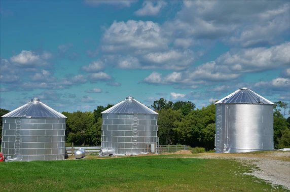 a group of greenhouses
