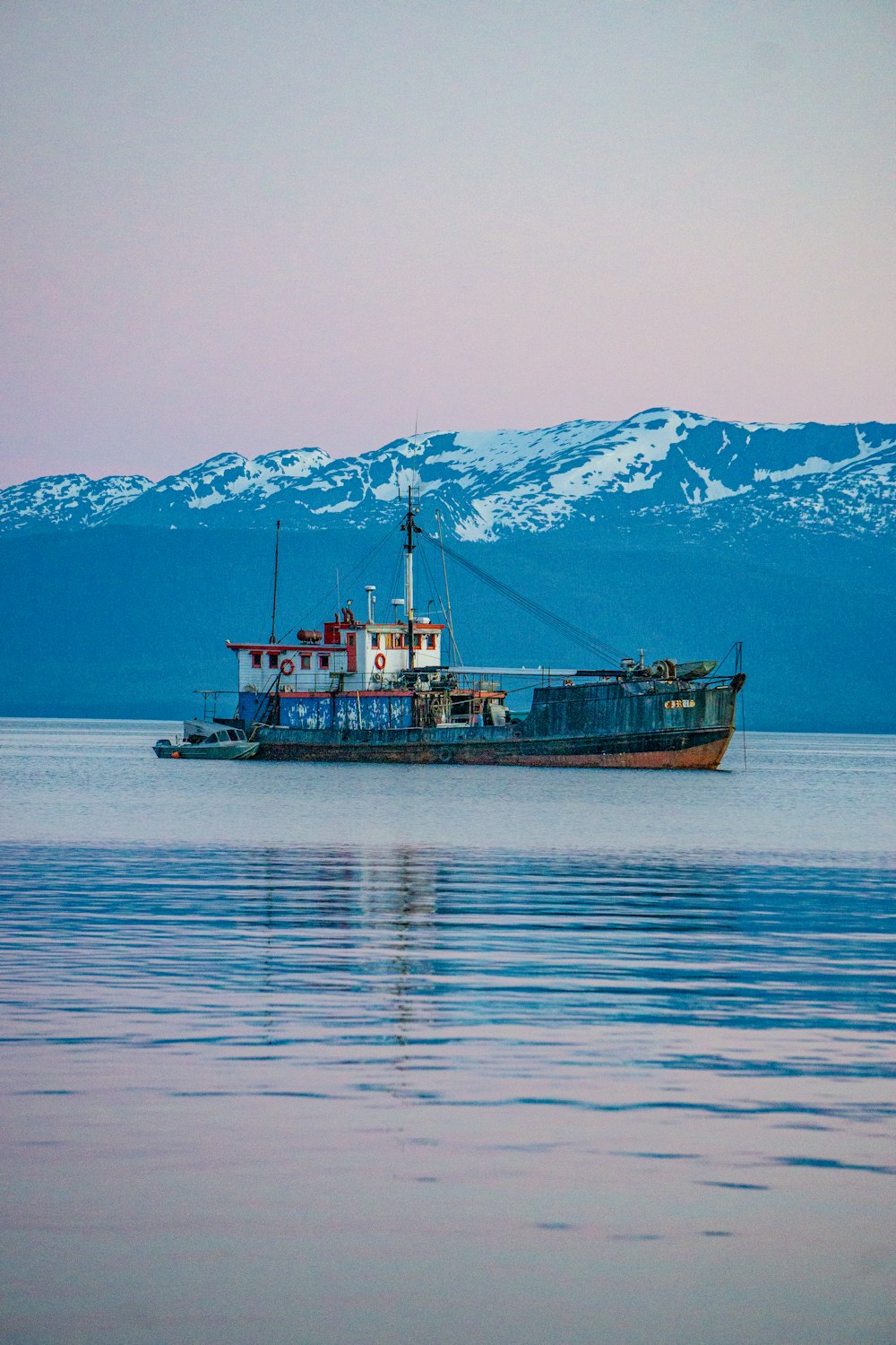 a boat in the water