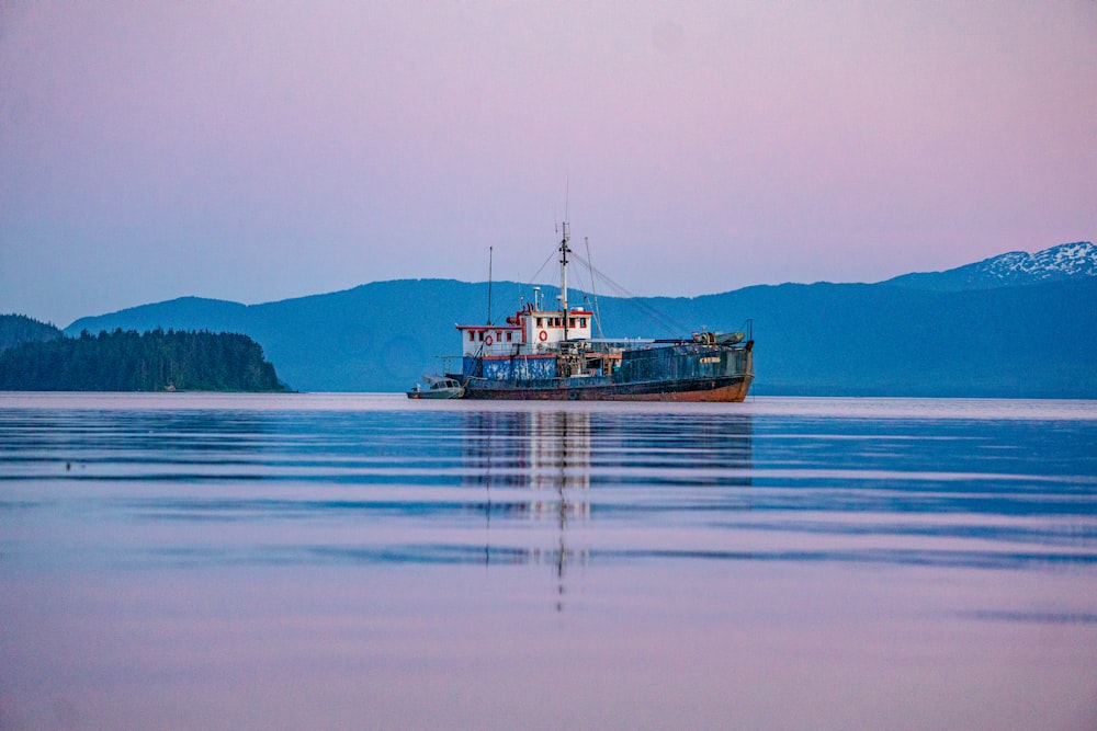 a boat in the water