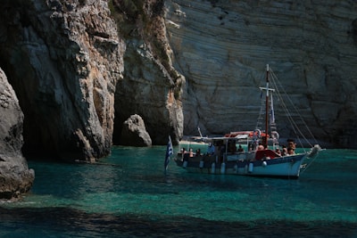 a boat in a body of water