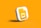 A yellow square icon with rounded edges features a white rectangle with a yellow document symbol inside. The icon appears to be rendered three-dimensionally with a soft shadow cast onto an orange background.