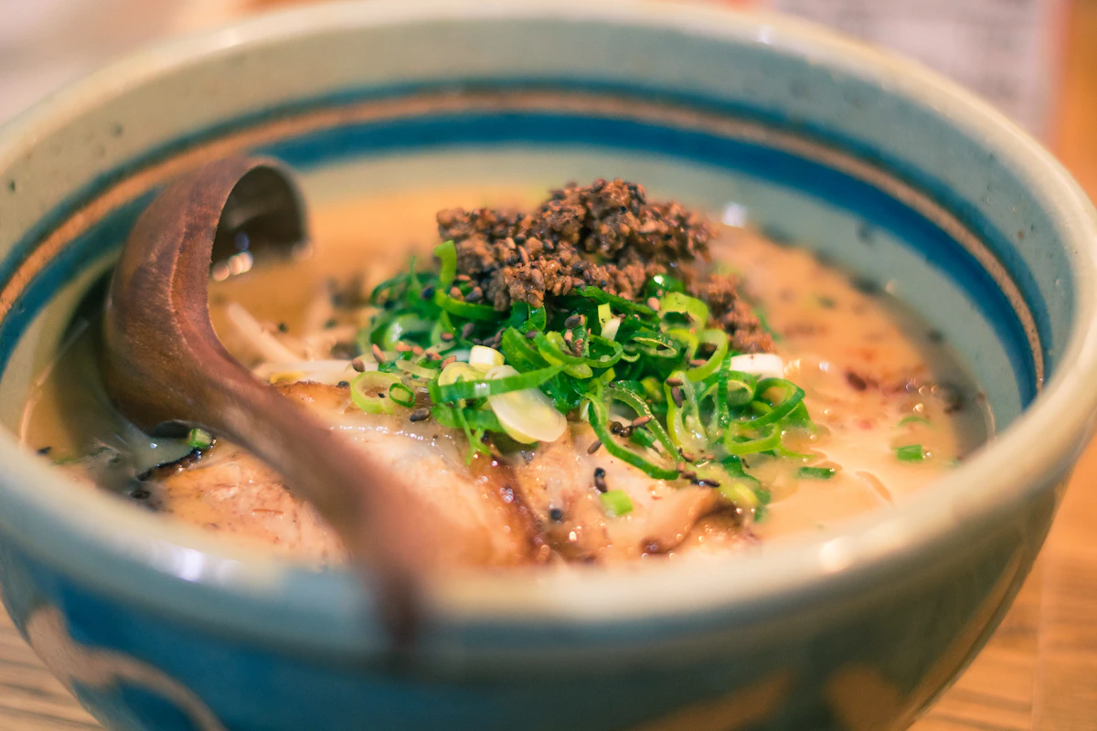 Ramen at a Japanese restaurant in Nara