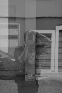 a person in a rain coat