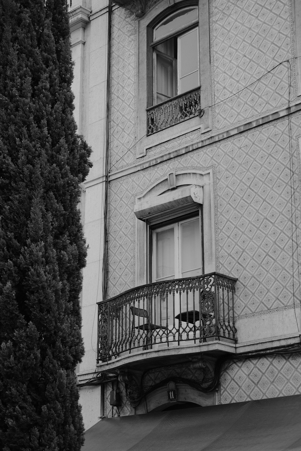 a building with a balcony