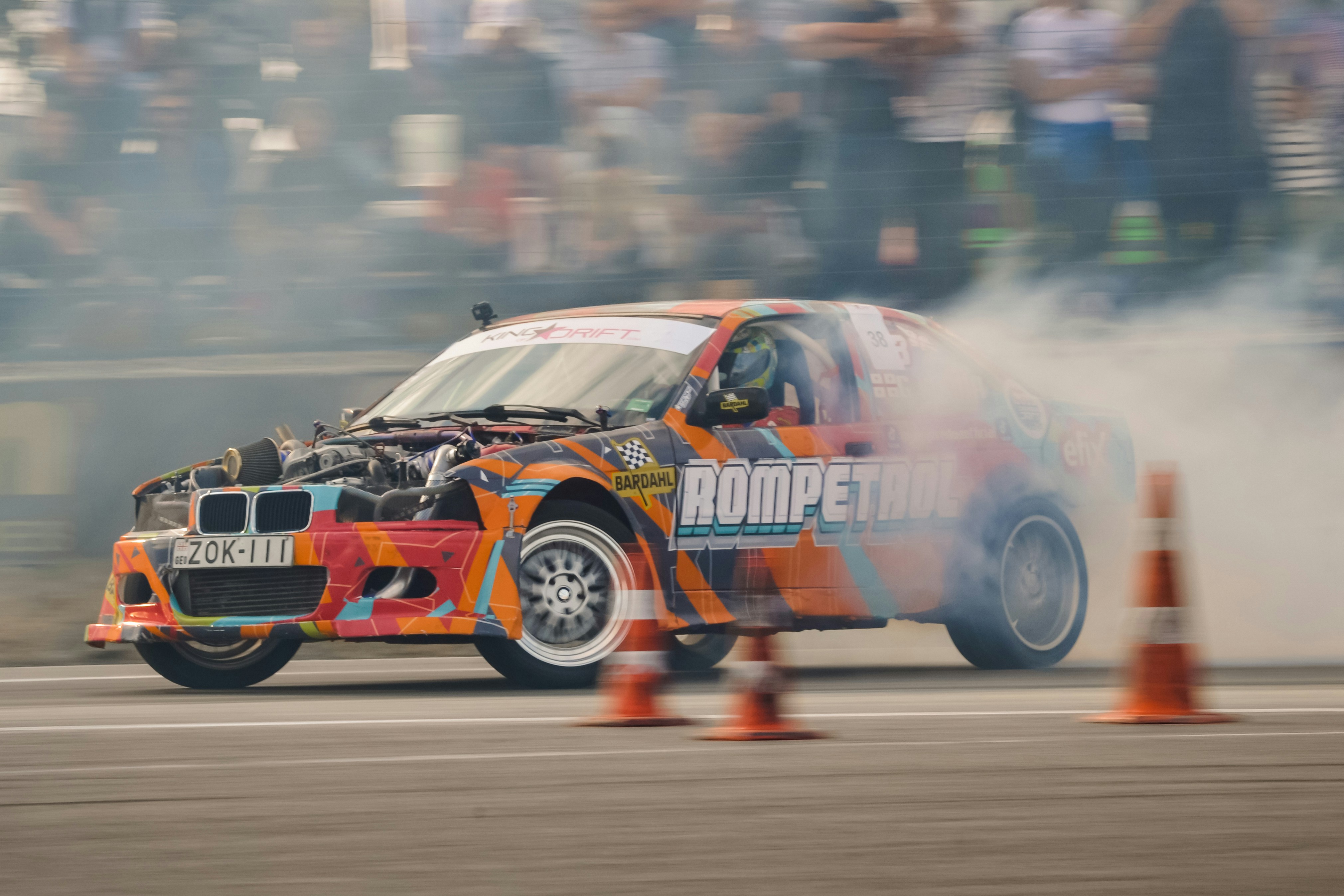 a race car on a track