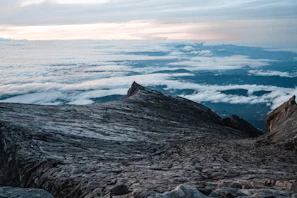 a rocky mountain top