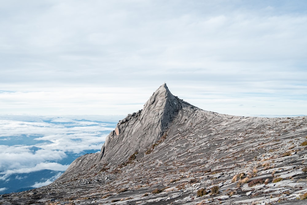 Mount Kinabalu with a large peak