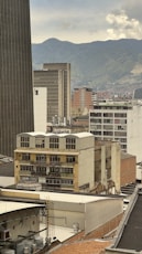a city with tall buildings