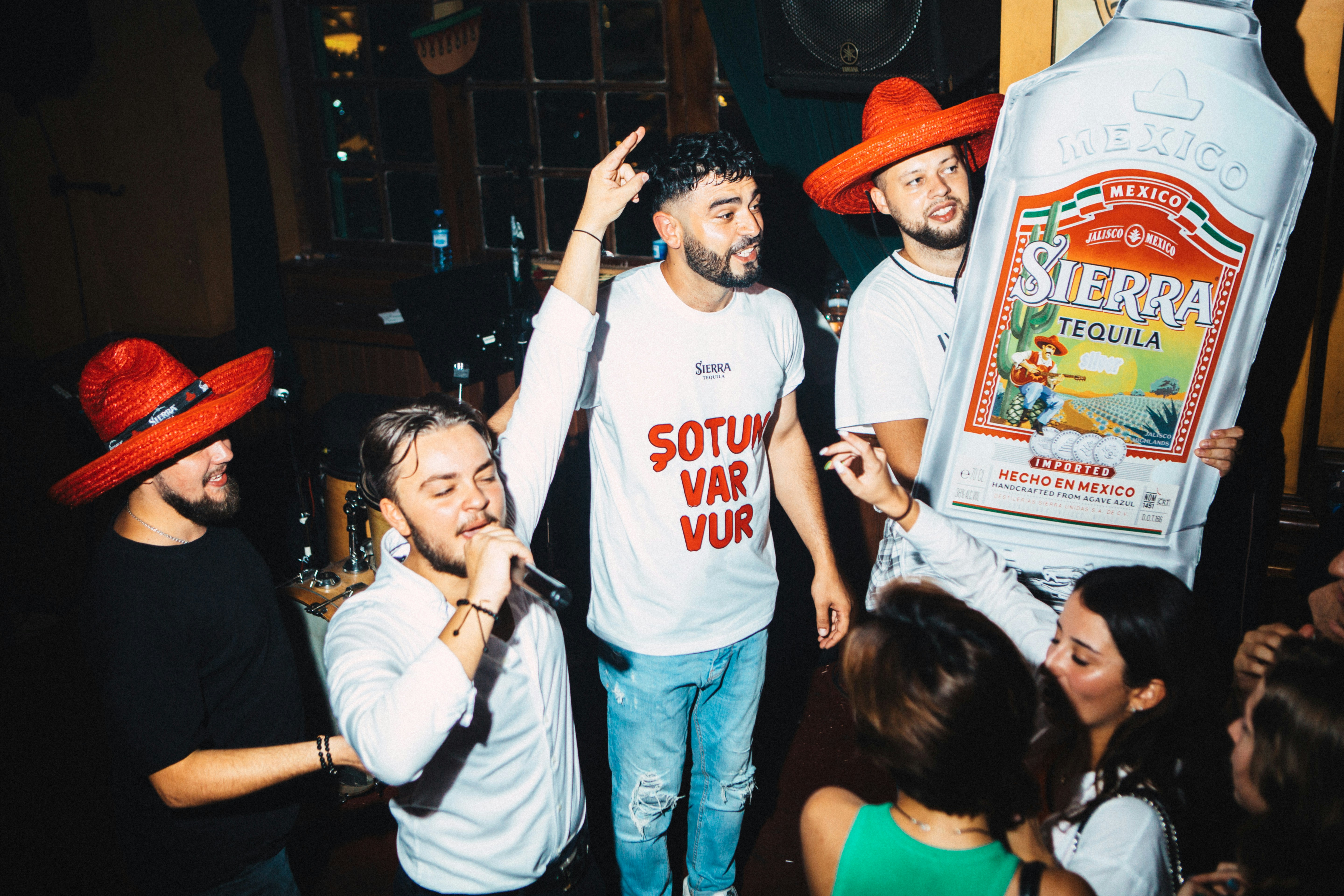 a group of people dancing