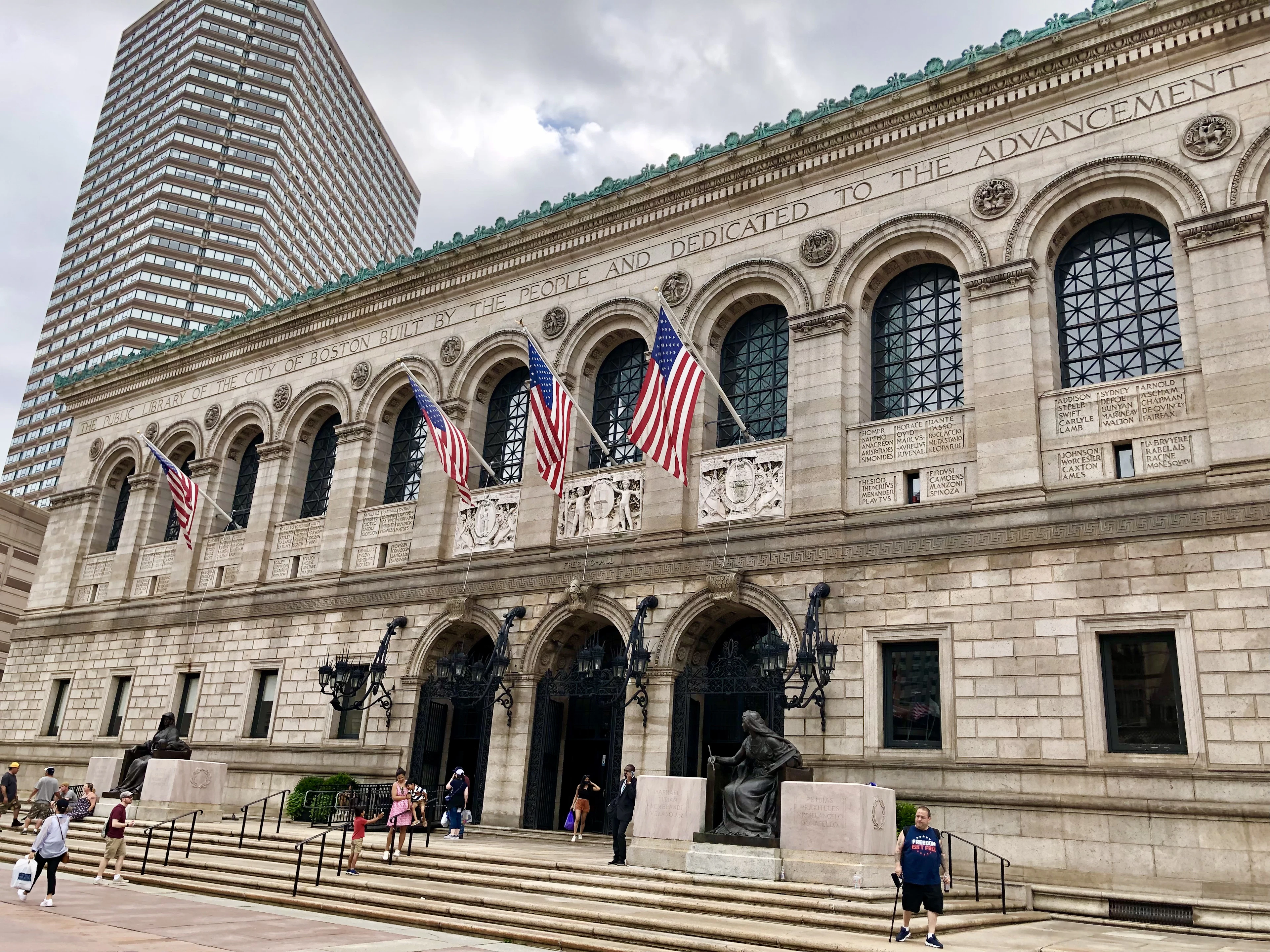 Courtyard of the Boston Public Library, Boston