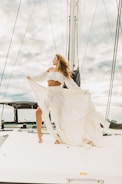 a person on a sailboat
