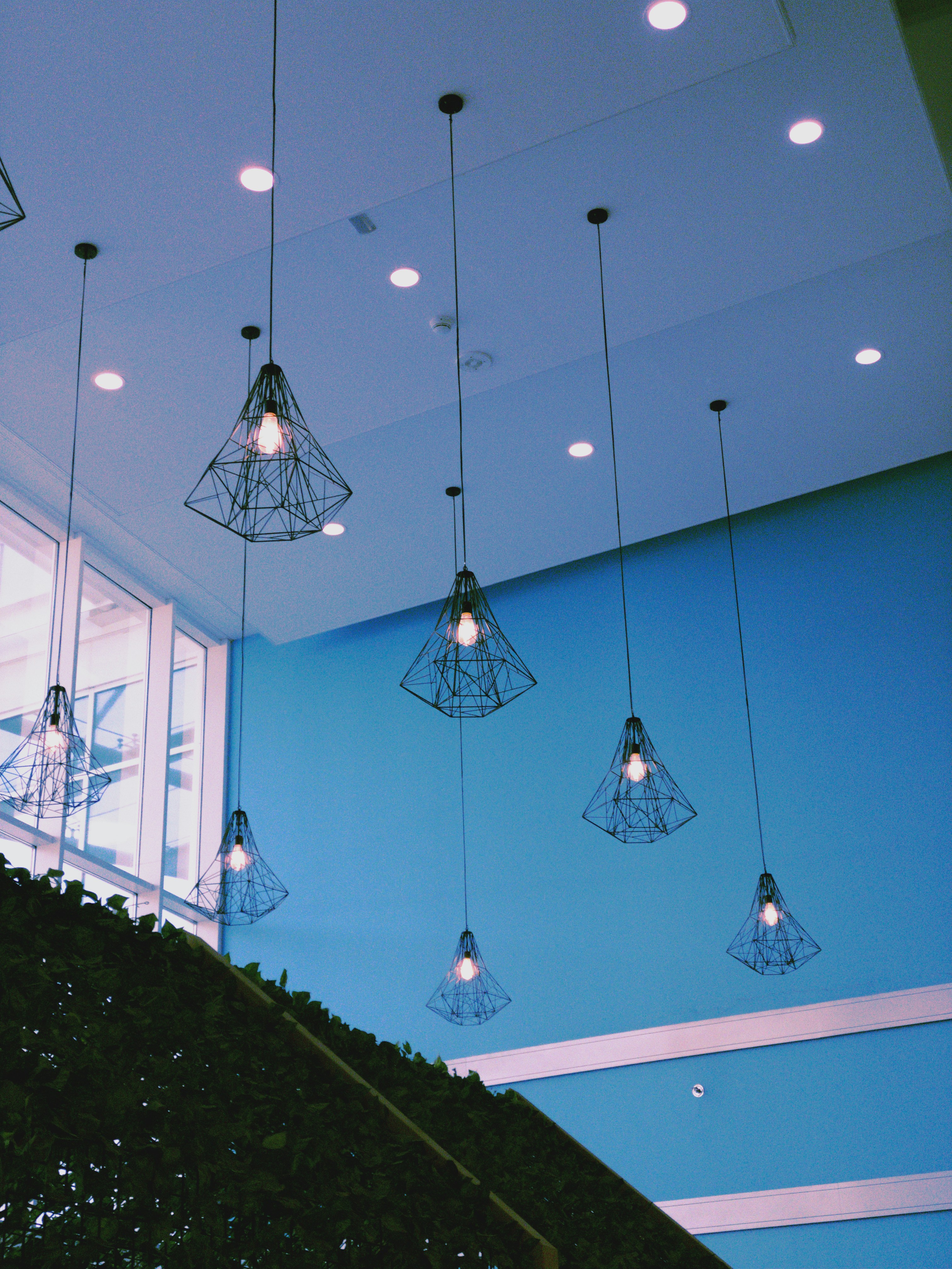 a group of lights