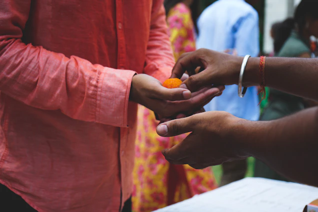 a person receiving a massage