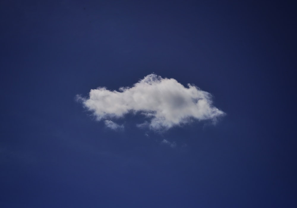 a cloud in the sky