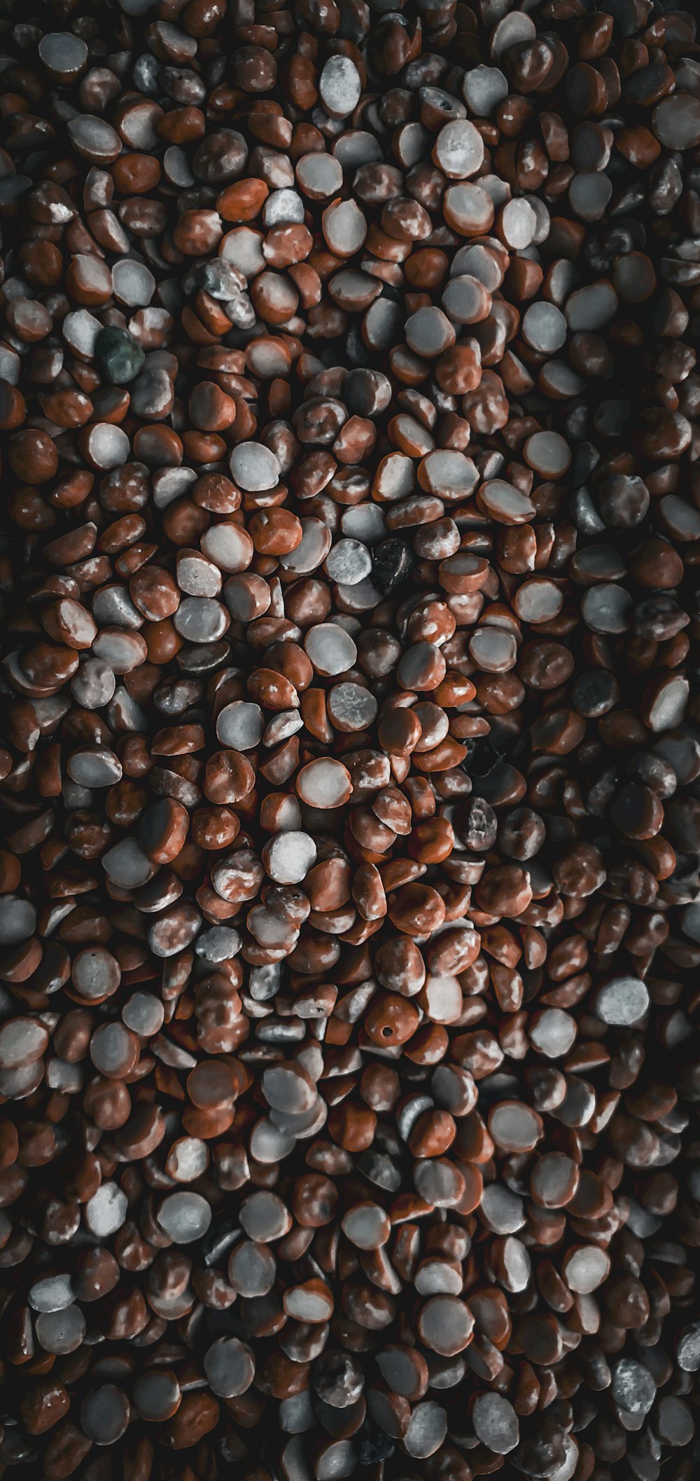 a pile of small rocks