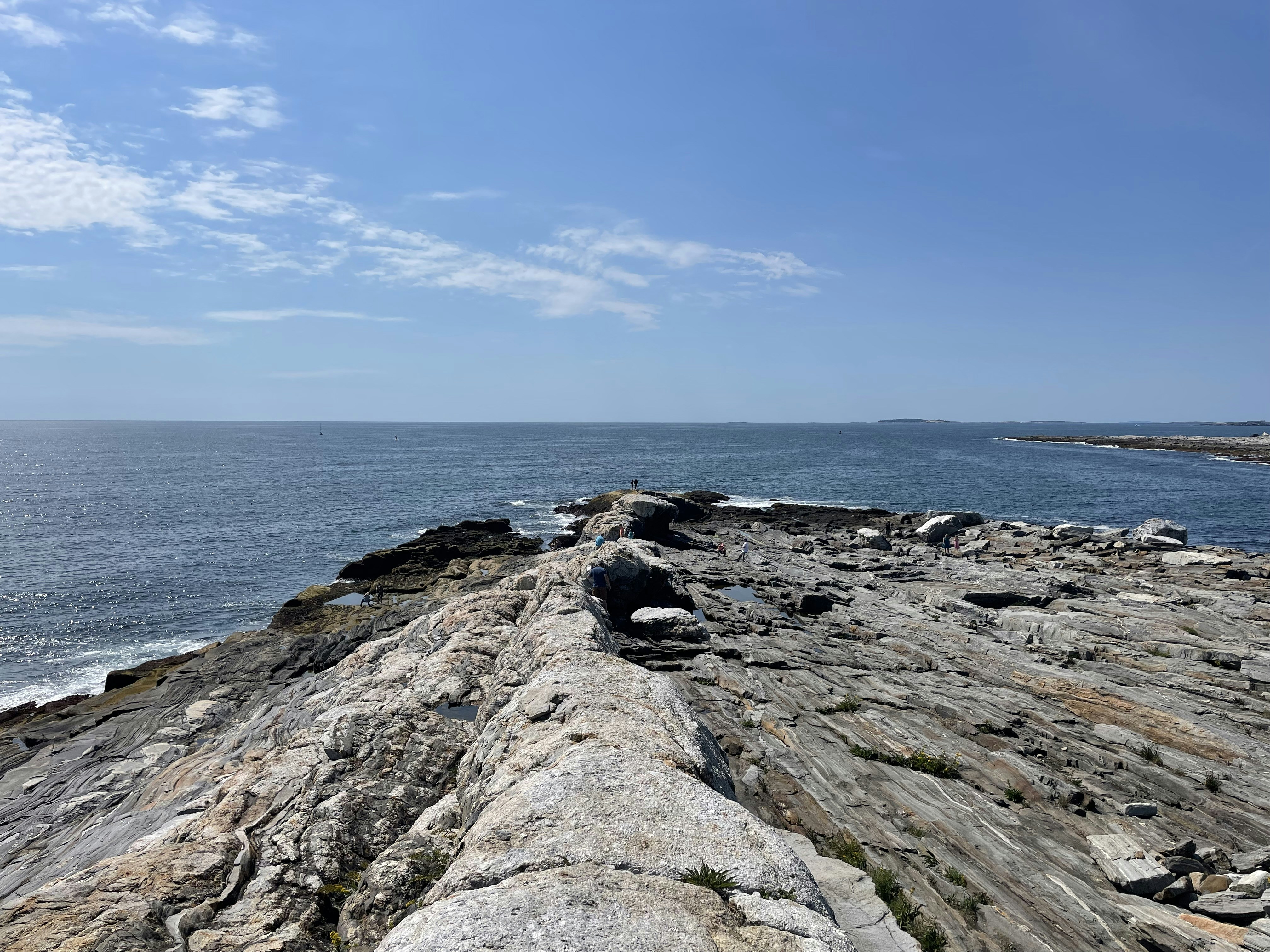 Rocky Shoreline of Pemaquid Point, Maine