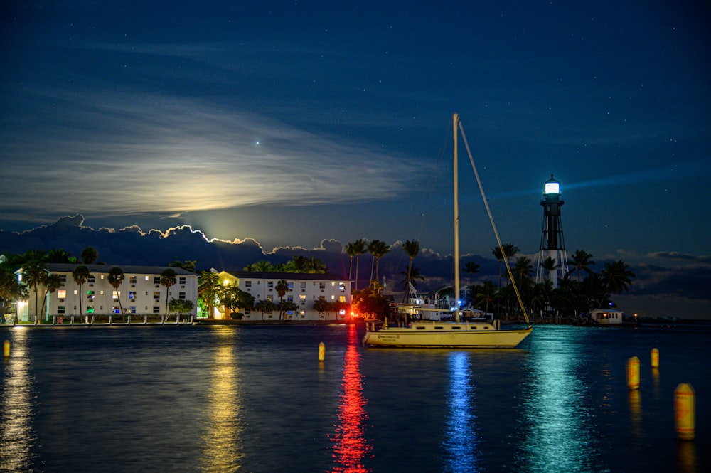 a boat on the water