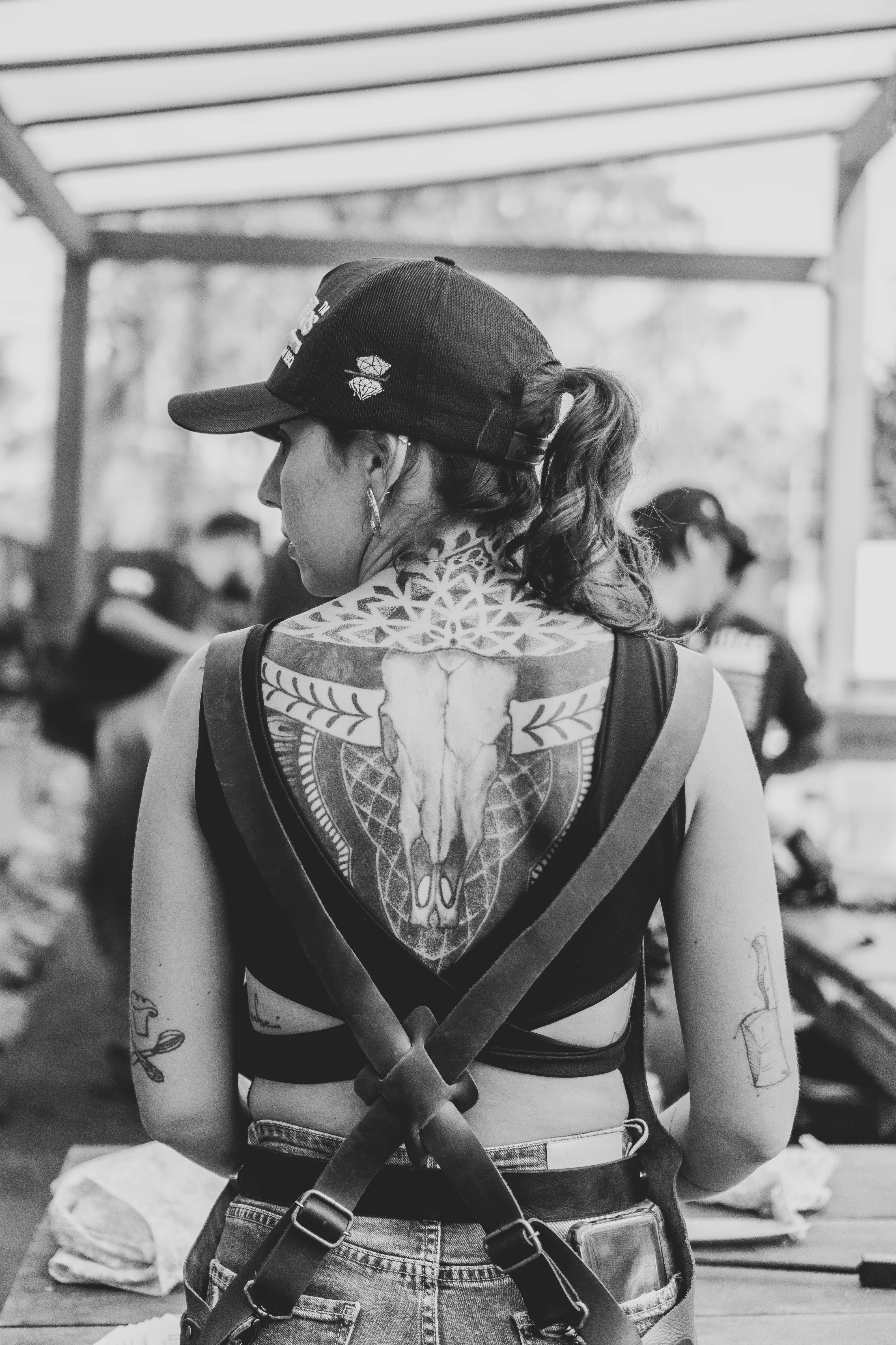 a woman in a garment