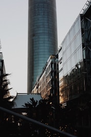 a couple of tall buildings