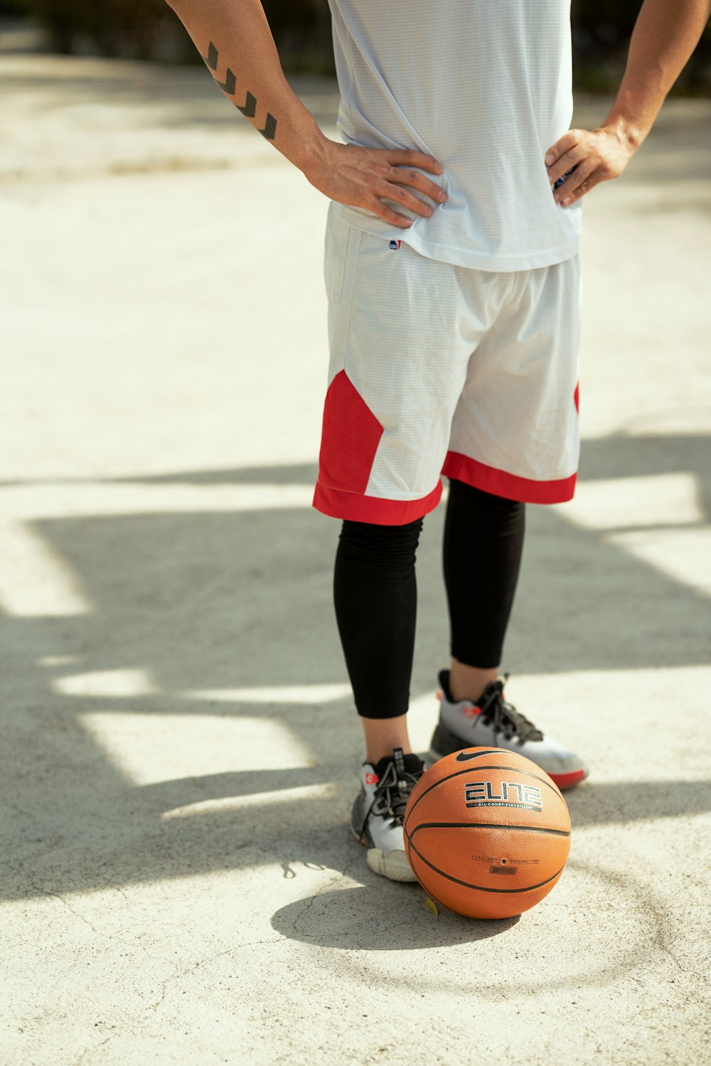 a person playing basketball