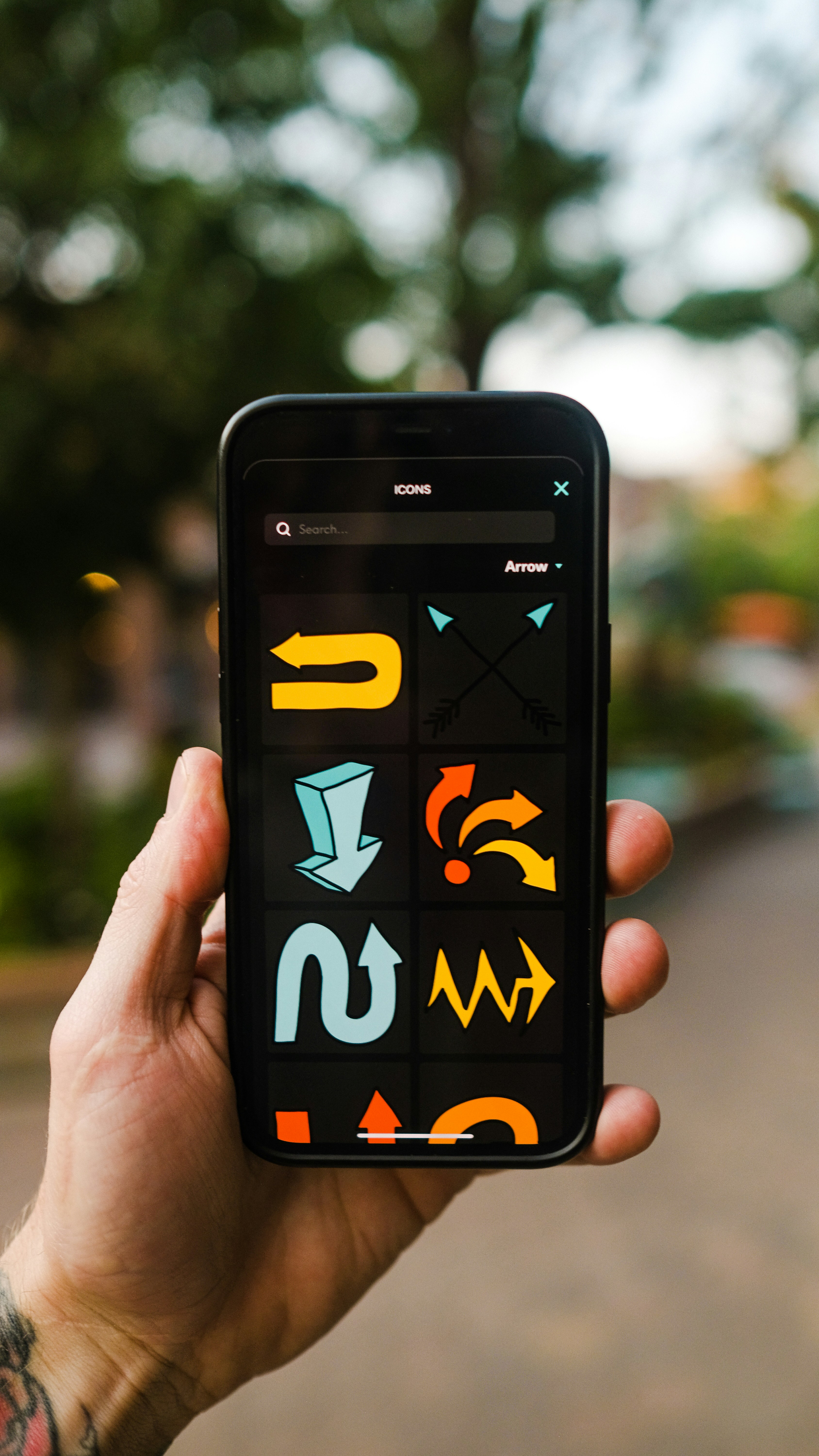 User interacting with an intuitively designed smartphone interface showcasing good UX design