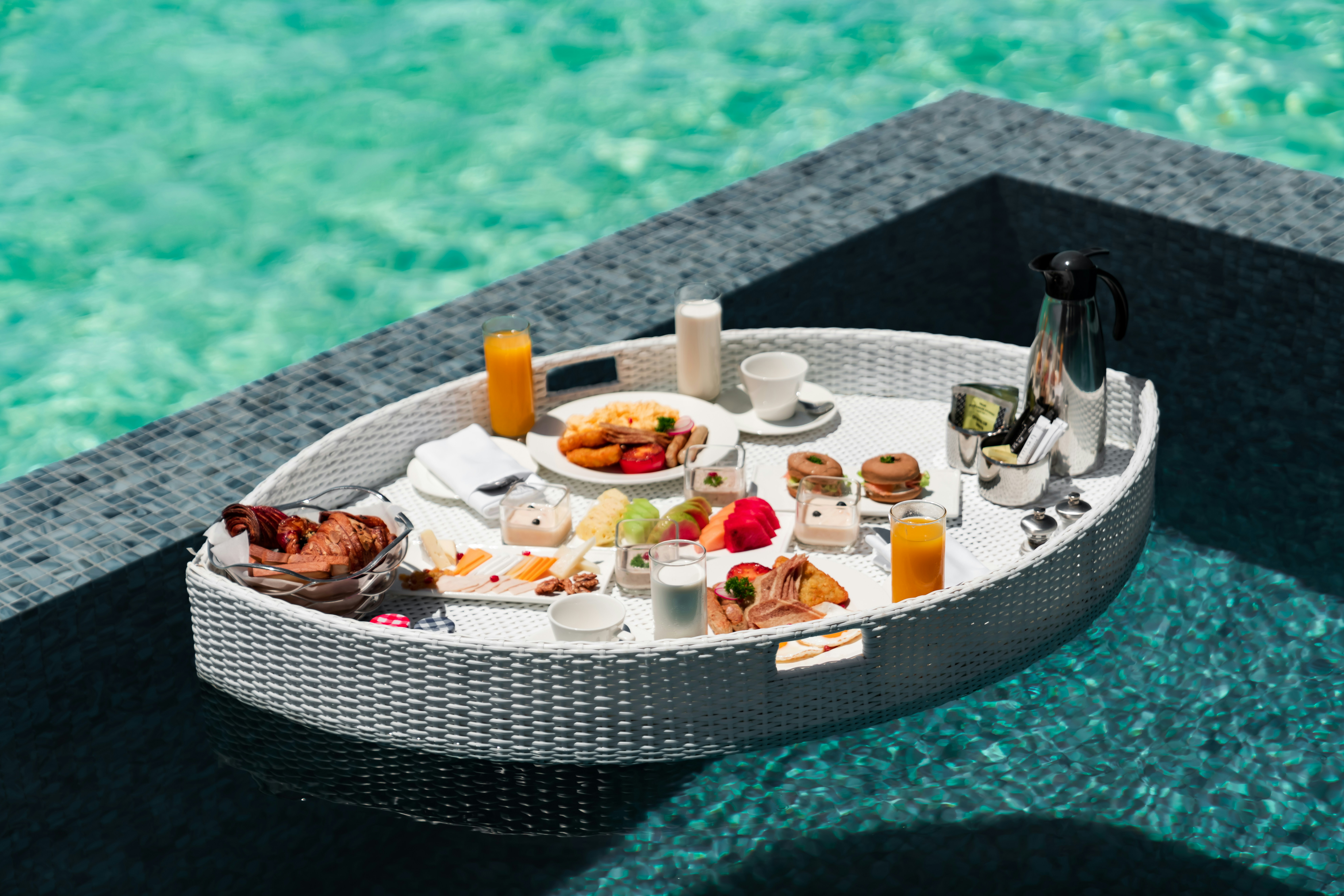 Luxury breakfast tray