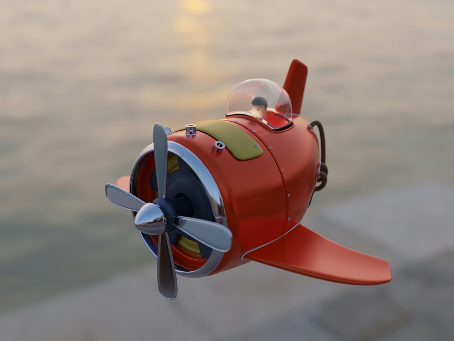 a toy robot with a helmet